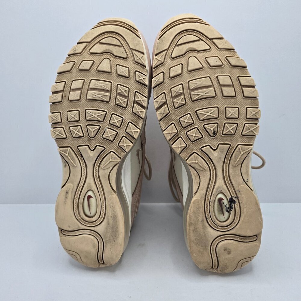 Nike | Air Max 97 Premium Particle neutral beige sporty low-top sneakers | WMS 8 - Picture 10 of 10